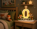 Personalized Magical Woodland Name Lamp